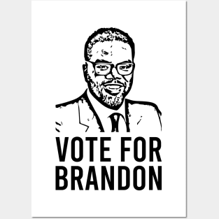 Vote for Brandon Johnson Chicago Mayor 2023 2024 Posters and Art